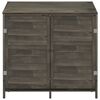 vidaXL Garden Shed Anthracite 102x52x112 cm Solid Wood Fir