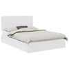 vidaXL Storage Bed with Headboard White 140 x 200 cm Engineered Wood