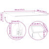vidaXL Retractable Awning Manual Black 450 x 300 cm Fabric