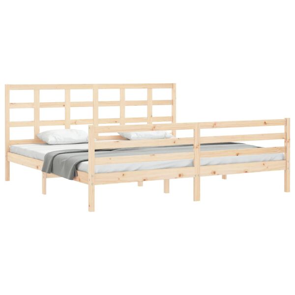 vidaXL Bed Frame without Mattress 200x200 cm Solid Wood