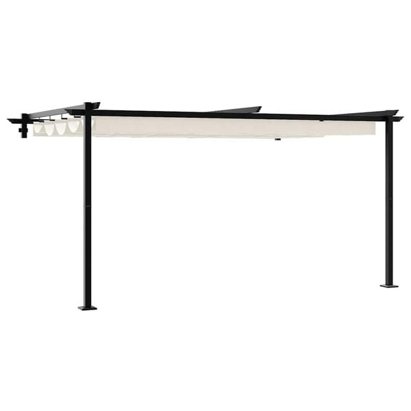 vidaXL Gazebo Cream 400 x 300 x 200 cm Polyester
