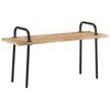 vidaXL Bench 110 cm Rough Mango Wood