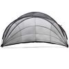 vidaXL Pool Dome Folding Manual Black 592 x 590 x 275 cm