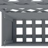 vidaXL Trellis Planter Grey 65x33x135 cm WPC