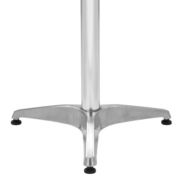 vidaXL Garden Table Silver 60x70 cm Aluminium
