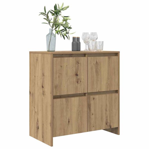 vidaXL Sideboard Artisan Oak 70 x 41 x 75 cm Engineered Wood