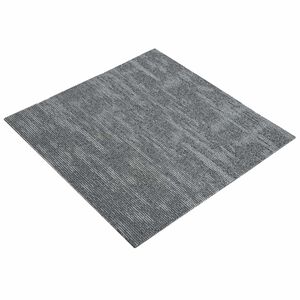 vidaXL Carpet Tile Concrete Grey 50 x 50 cm 20 pcs PP and Bitumen
