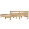vidaXL Bed Frame without Mattress Sonoma Oak 160x200 cm