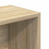 vidaXL Bookcase Sonoma Oak 31x24x102 cm Engineered Wood