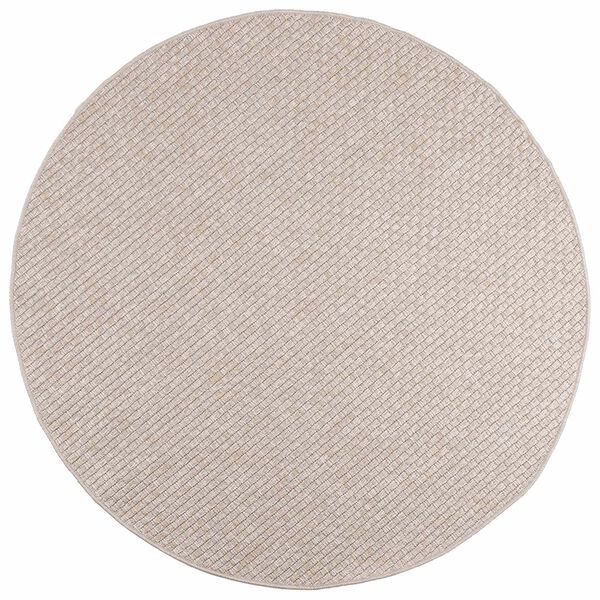 vidaXL Area Rugs Round Cream &Oslash; 200 CM