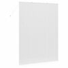 vidaXL Window Blind with Curtains Manual White Aluminium