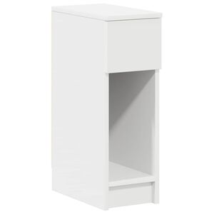 vidaXL Bedside Cabinet with Drawer White 20x36x60 cm