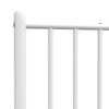 vidaXL Metal Replace Headboard White 90 cm