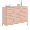 vidaXL Sideboard Pink 100.5x39x79 cm Steel