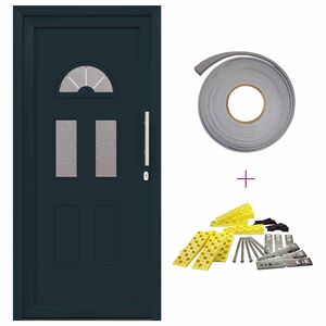 vidaXL Front Door White 98x208 cm