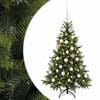vidaXL Artificial Christmas Tree with Bauble 150 cm 150 LEDs