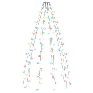 vidaXL Christmas Tree Net Lights with 150 LEDs Colourful 150 cm
