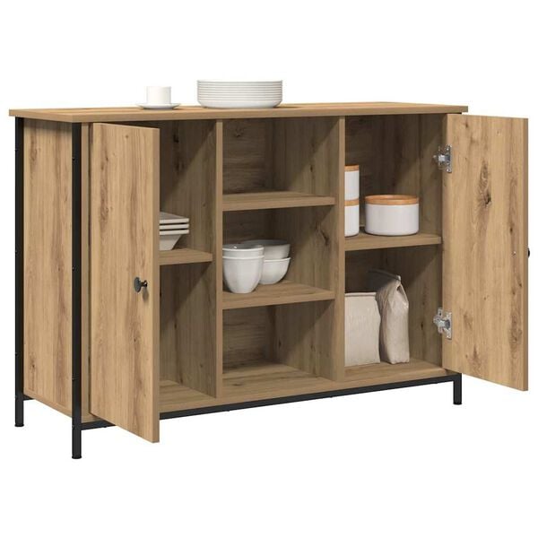 vidaXL Sideboard Artisan Oak 100 x 35 x 70 cm