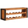 vidaXL Wine Rack Brown 120 x 45 x 33 cm Solid Acacia Wood