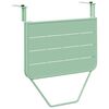 vidaXL Hanging Balcony Table Mint green 60 x 39 x 65 cm Steel