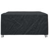 vidaXL Furniture Cover Plain Black 250 x 210 x 70 cm 600D