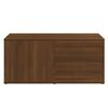 vidaXL TV Cabinet Brown Oak 80x34x36 cm Engineered Wood