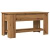 vidaXL Coffee Table Artisan Oak 101x49x52 cm Engineered Wood