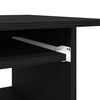 vidaXL Desk Black Oak 80x45x74 cm Engineered Wood