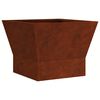 vidaXL Fire Pit Brown 40 x 40 x 35 cm Weathering Steel