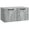 vidaXL Wall-Mounted TV Cabinet Grey Sonoma 59.5 x 31 x 30 cm