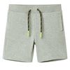 Kids'Shorts with Drawstring Light Khaki Melange 116