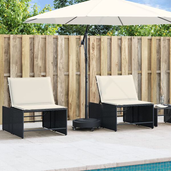 vidaXL Parasol Base with Wheels for &Oslash;38 / 48 mm Poles 27 kg Round