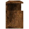 vidaXL Wall Cabinet 60x20x30 cm Smoked Oak Engineered Wood