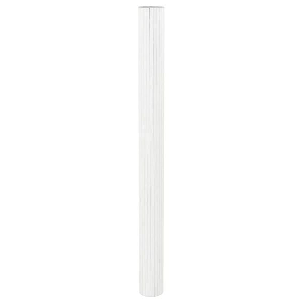 vidaXL Room Divider White Width 400 cm Height 165 cm Bamboo