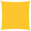 vidaXL Sunshade Sail 160 g/m&sup2; Square Yellow 7x7 m HDPE