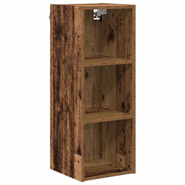 vidaXL Hanging Cabinet Riga Old Wood 30 x 29.5 x 80 cm Engineered Wood