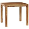 vidaXL Dining Table Solid Acacia Wood 82x80x76 cm