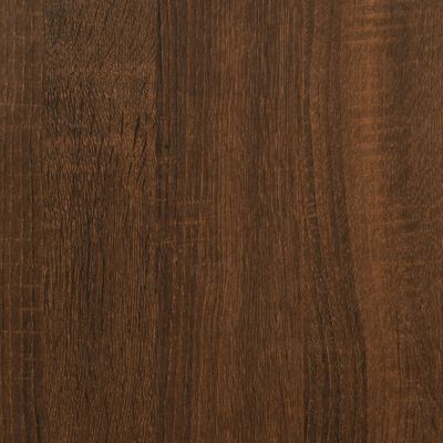 vidaXL Shoe Bench Brown Oak 102x35x55 cm Engineered Wood