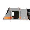 vidaXL Car Tent 2-Person Grey and Orange Waterproof
