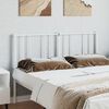 vidaXL Metal Replace Headboard White 135 cm