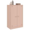 vidaXL Sideboard Pink 67x39x107 cm Steel