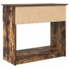 vidaXL Console Table with Drawers Smoked Oak 85.5x38.5x74.5 cm