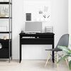 vidaXL Desk Black Oak 90x50x74 cm Engineered Wood