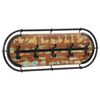 vidaXL Wall-mounted Coat Rack with 5 Hooks Solid Wood Reclaimed