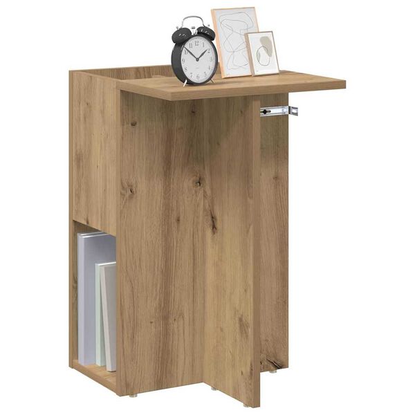 vidaXL End Table Artisan Oak 35 x 40 x 55 cm Engineered Wood