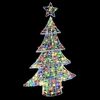 vidaXL Christmas Tree with 100 LEDs Multicolour 120 cm Acrylic