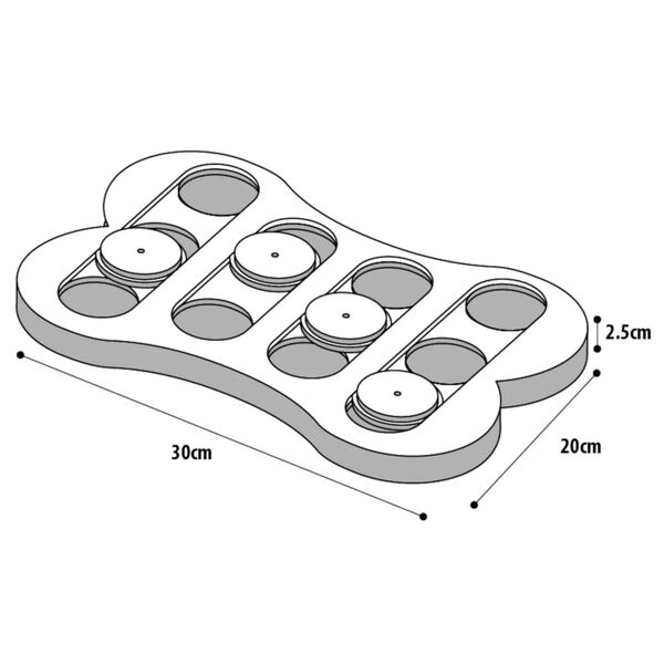 FLAMINGO Brain Training Toy Apollo 30x20 cm Wooden