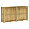 vidaXL Planter | Green Impregnated | Solid Impregnated Pinewood