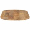 vidaXL Table Top 110x50x3.8 cm Oval Solid Wood Mango