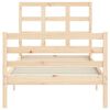 vidaXL Bed Frame without Mattress 100x200 cm Solid Wood